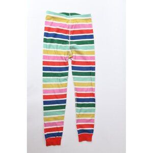 Hanna Andersson Pajama Pants Size 130 US 8 Girls Rainbow Stripe Organic Cotton